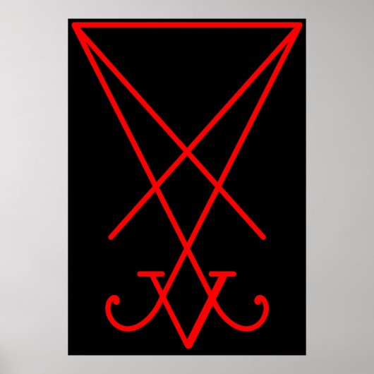 Sigil von Lucifer Poster (Vorne)