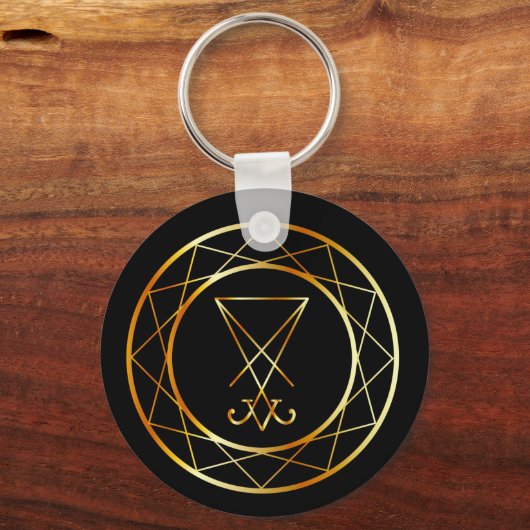 Sigil von Lucifer Schlüsselanhänger (Vorderseite)