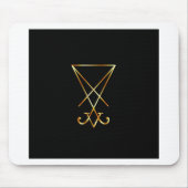 Sigil von Luzifer - Ein Symbol des Satanismus Mousepad (Vorne)