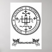 sigillo Arcangelo Gabriele - 'Ndrangheta Poster (Vorne)