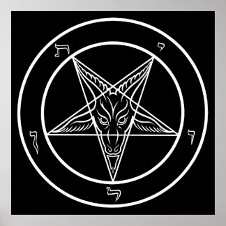 Sigillum Baphomet 60-cm- Poster
