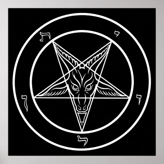 Sigillum Baphomet 60-cm- Poster (Vorne)
