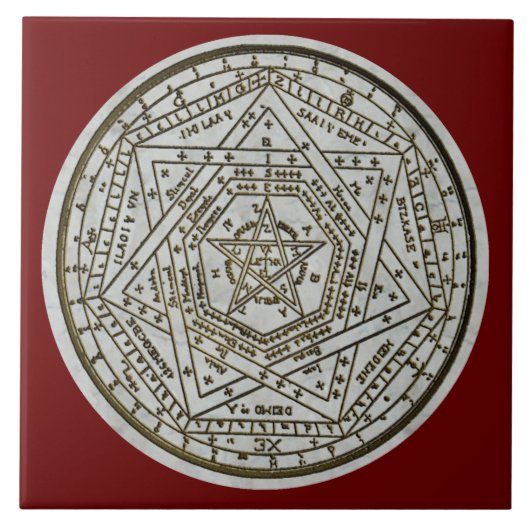sigillum dei aemeth fliese (Vorderseite)