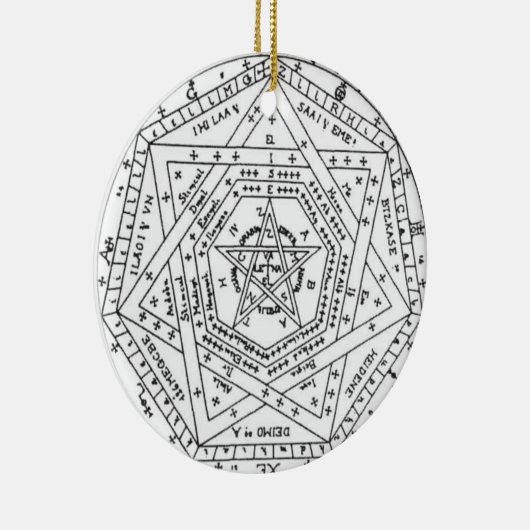 Sigillum Dei Aemeth Keramik Ornament (Rechts)