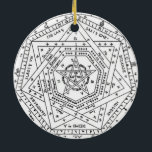Sigillum Dei Aemeth Keramik Ornament<br><div class="desc">♥</div>