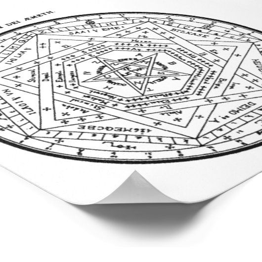 Sigillum Dei Aemeth Poster (Ecke)