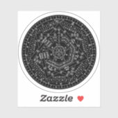 Sigillum Dei Aemeth (weiß) Aufkleber (Blatt)