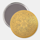 Sigillum Dei Siegel of God Angelic John Dee Diagra Magnet (Vorderseite/Rückseite)