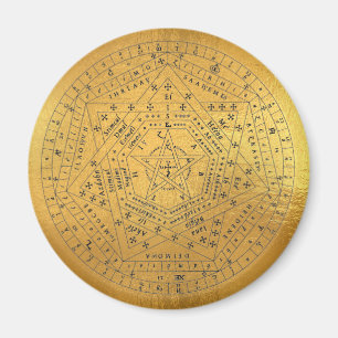 Sigillum Dei Siegel of God Angelic John Dee Diagra Magnet