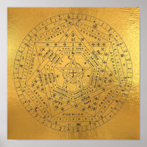 Sigillum Dei Siegel of God Angelic John Dee Diagra