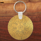 Sigillum Dei Siegel of God Angelic John Dee Diagra Schlüsselanhänger (Vorderseite)