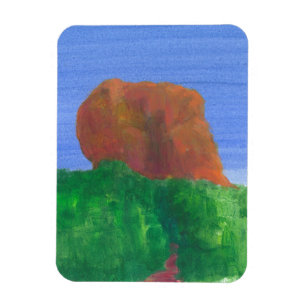 Sigiriya Felsen Magnet