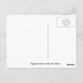 Sigiriya (Löwengestein) Postkarte (Rückseite)