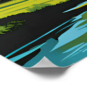 Sigiriya Minimal Travel Poster (Ecke)