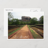 Sigiriya Postkarte (Vorne/Hinten)