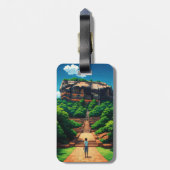 Sigiriya Rock Festung Sri Lanka Gepäckanhänger (Rückseite vertikal)