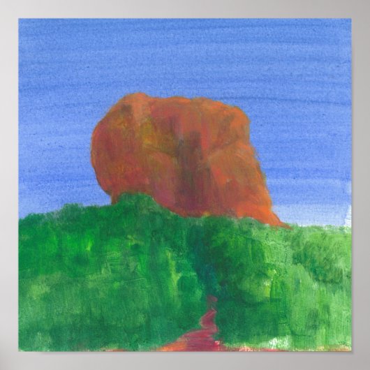 Sigiriya Rock Poster (Vorne)