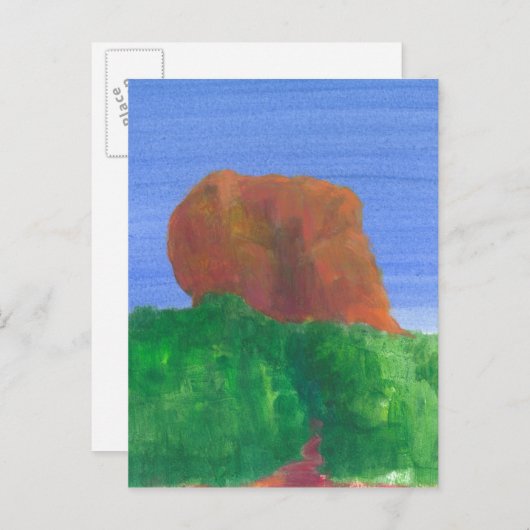 Sigiriya Rock Postkarte (Vorne/Hinten)