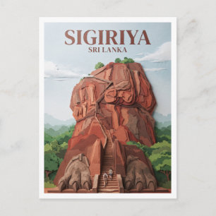 Sigiriya Sri Lanka Andenken Postkarte