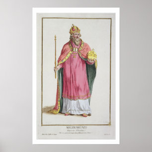 Sigismund (1368-1437) heiliger römischer Kaiser Poster