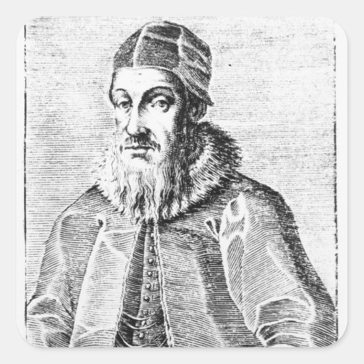 Sigismund II Augustus Quadratischer Aufkleber (Vorderseite)