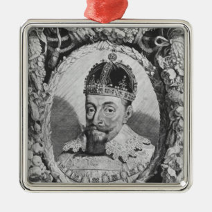 Sigismund Vasa, König von Polen und von Schweden Ornament Aus Metall