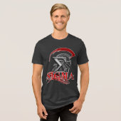 SIGM 3 Herren Basic T-Shirt Tri-Blend Shirt (Vorderseite voll)
