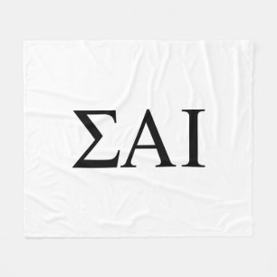 Sigma Alpha Iota griechische Buchstaben Fleecedecke