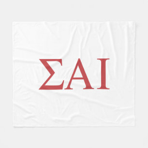 Sigma Alpha Iota griechische Buchstaben Fleecedecke