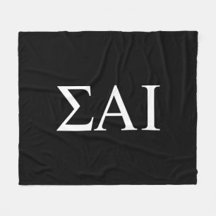 Sigma Alpha Iota griechische Buchstaben Fleecedecke