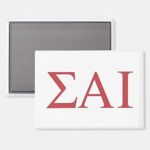 Sigma Alpha Iota griechische Buchstaben Magnet