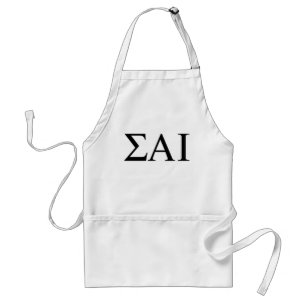Sigma Alpha Iota griechische Buchstaben Schürze