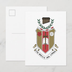 Sigma Alpha Iota Musik-Schwesternschaft-Wappen Postkarte