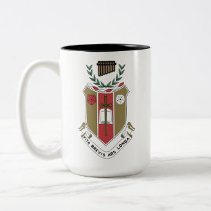 Sigma Alpha Iota Musik-Schwesternschaft-Wappen Zweifarbige Tasse