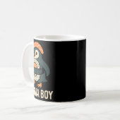Sigma Boy Italian Brainrot Funny Meme Penguin Kaffeetasse (Vorderseite Links)