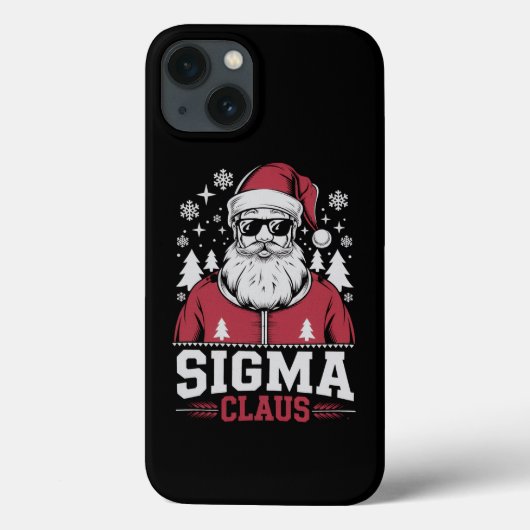 Sigma Claus Cool Santa Christmas Rizzler Meme Case-Mate iPhone Hülle (Rückseite)