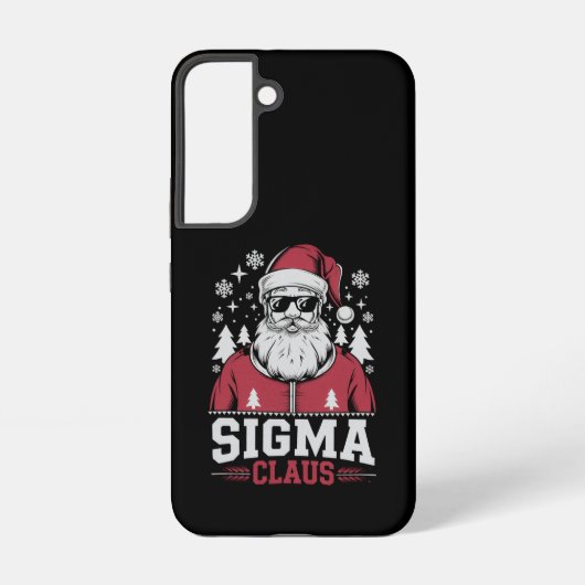 Sigma Claus Cool Santa Christmas Rizzler Meme Samsung Galaxy Hülle (Rückseite)