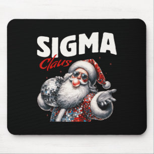 Sigma Claus Cool Santa Funny Weihnachten Weihnacht Mousepad