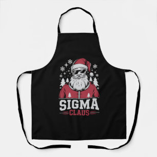 Sigma Claus cooler Santa Weihnachts-Rizz Rizzler M Schürze