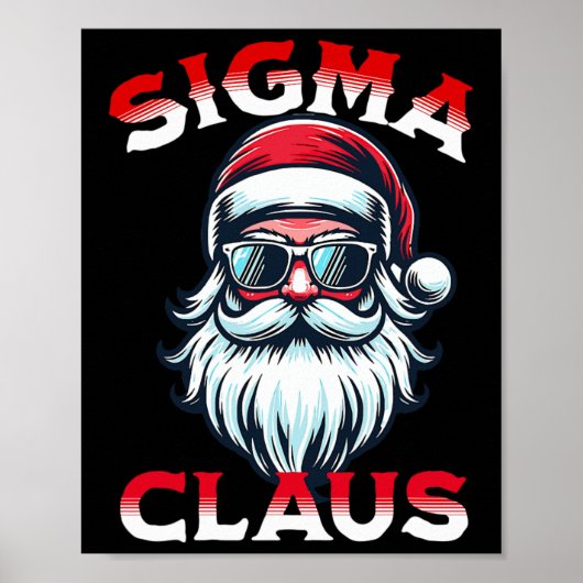 Sigma Claus Funny Christmas  Poster (Vorne)