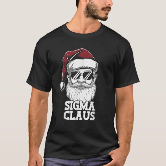Sigma Claus Funny Christmas Weihnachten T-Shirt (Vorderseite)