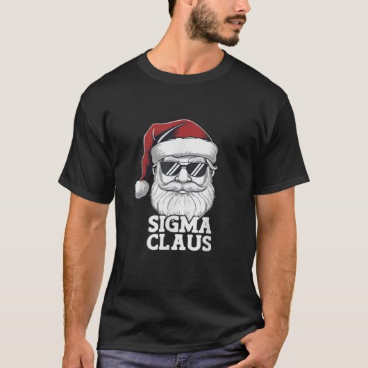 Sigma Claus Funny Christmas Weihnachten T-Shirt (Vorderseite)