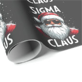 Sigma Claus Funny Gen Alpha Middle School Christma Geschenkpapier (Rolleneckpunkt)