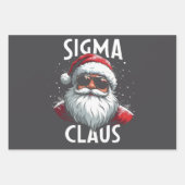 Sigma Claus Funny Gen Alpha Middle School Christma Geschenkpapier Set (Vorderseite 3)