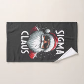 Sigma Claus Funny Gen Alpha Middle School Christma Handtuch (Handtuch)