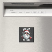 Sigma Claus Funny Gen Alpha Middle School Christma Magnet (In Situ (Geschirrspüler))