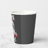 Sigma Claus Funny Gen Alpha Middle School Christma Pappbecher (Links)