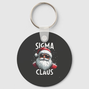 Sigma Claus Funny Gen Alpha Middle School Christma Schlüsselanhänger