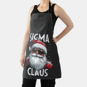 Sigma Claus Funny Gen Alpha Middle School Christma Schürze (InSitu)