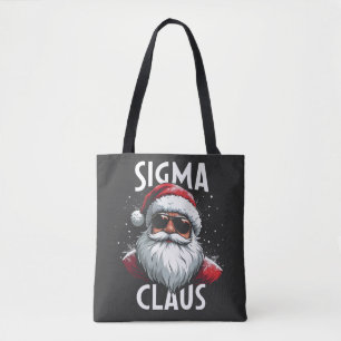 Sigma Claus Funny Gen Alpha Middle School Christma Tasche